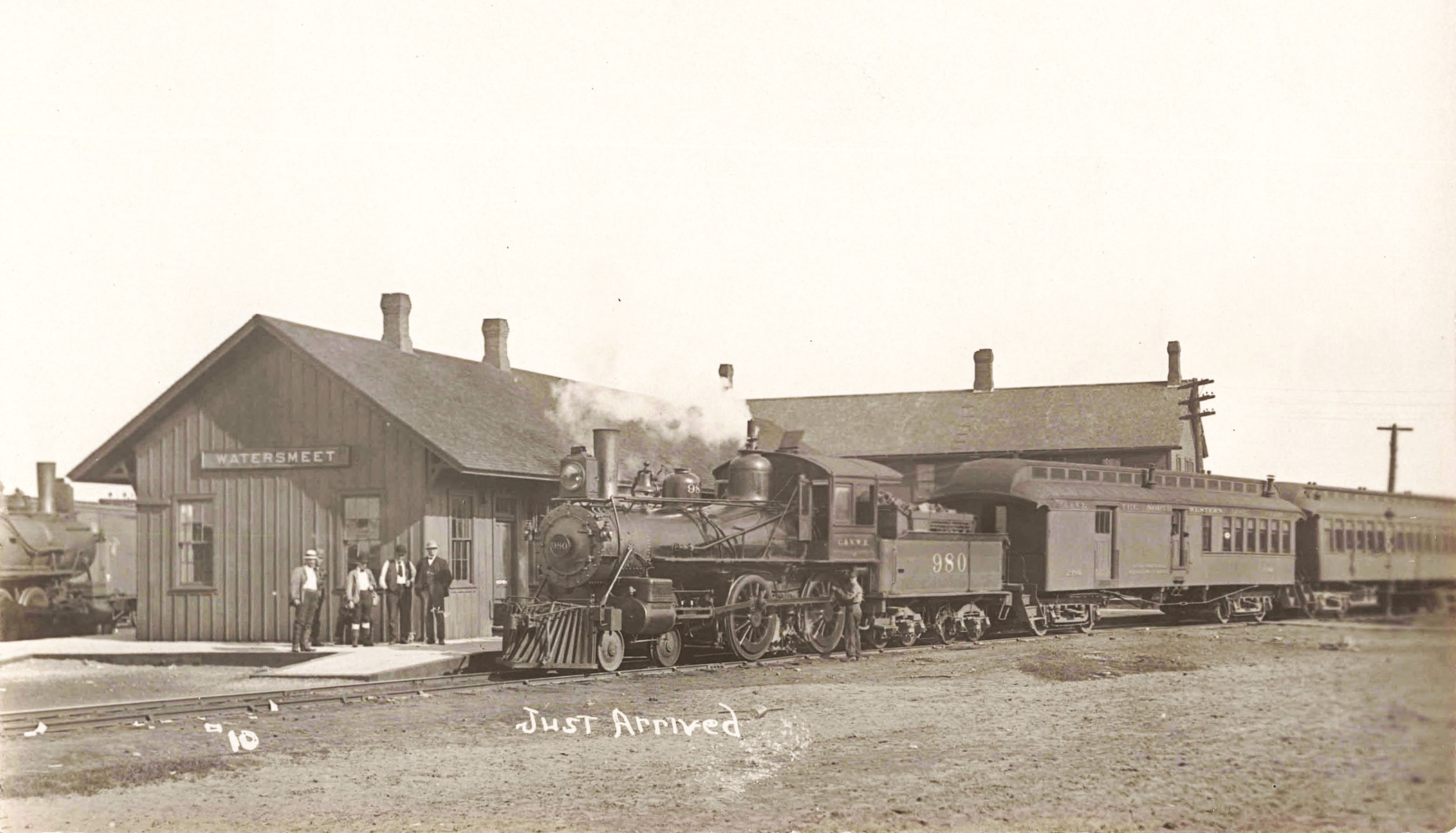 C&NW Iron Range Express at Watersmeet